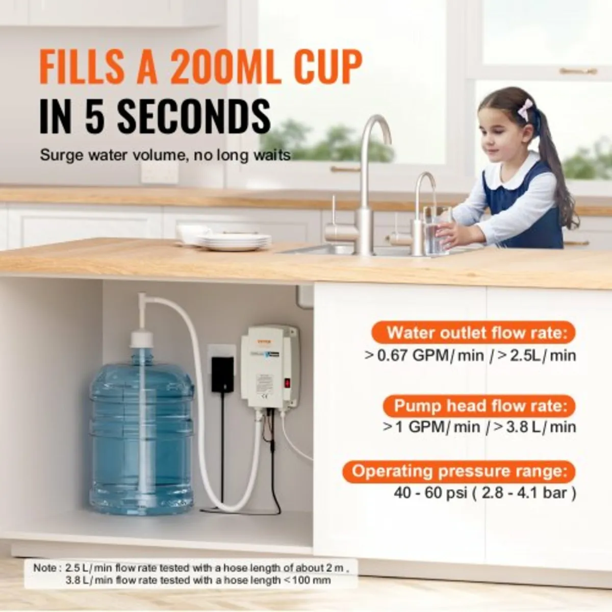 3.8 L Water Dispenser Pump 40psi Coffee Maker Auto - Image 3