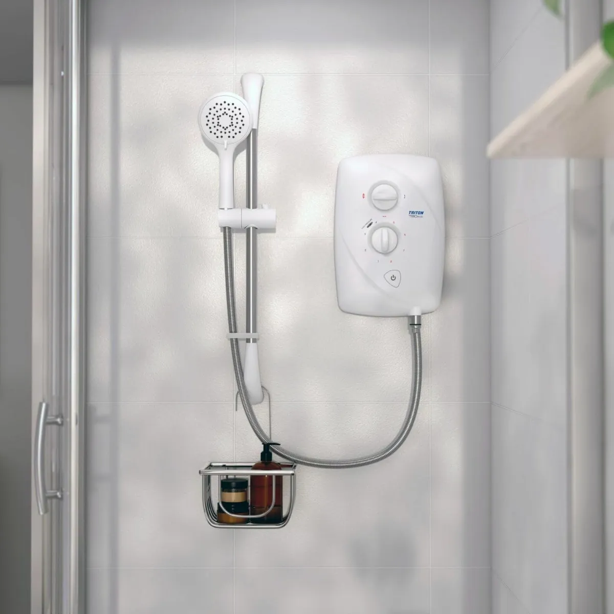 T80 Easi-Fit 9.5kW Shower Electric 9.5 kW White El - Image 2