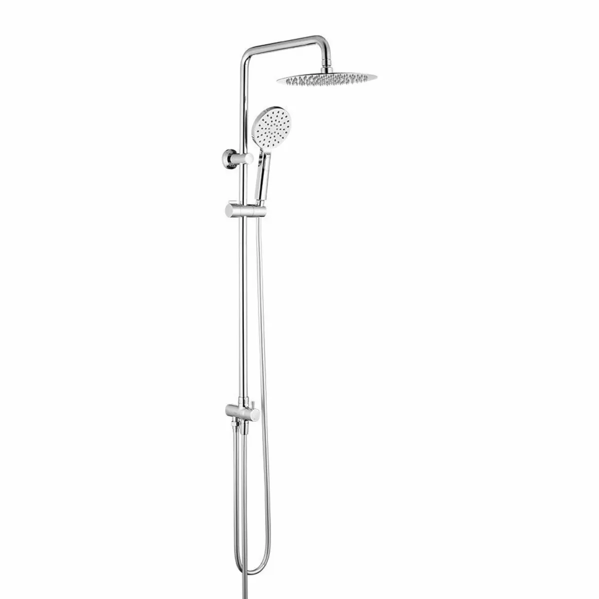COLUMNAS-G7005 Modern Chrome Shower Riser Rail Mix - Image 4