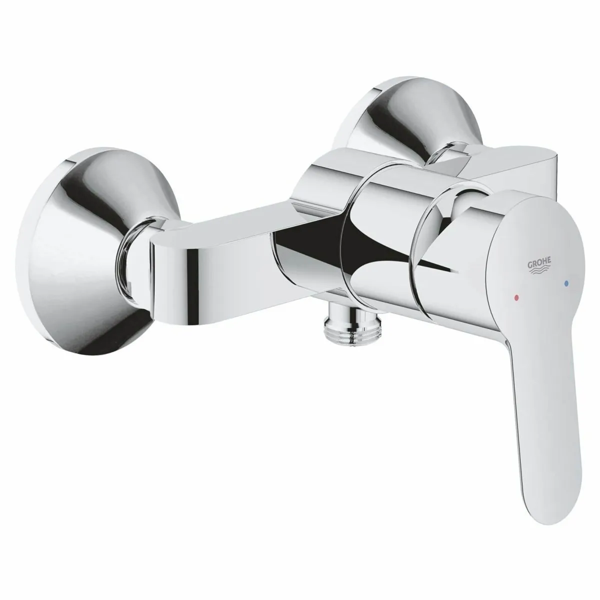 BauEdge Single Lever Shower Mixer Valve ONLY Chrom - Image 1