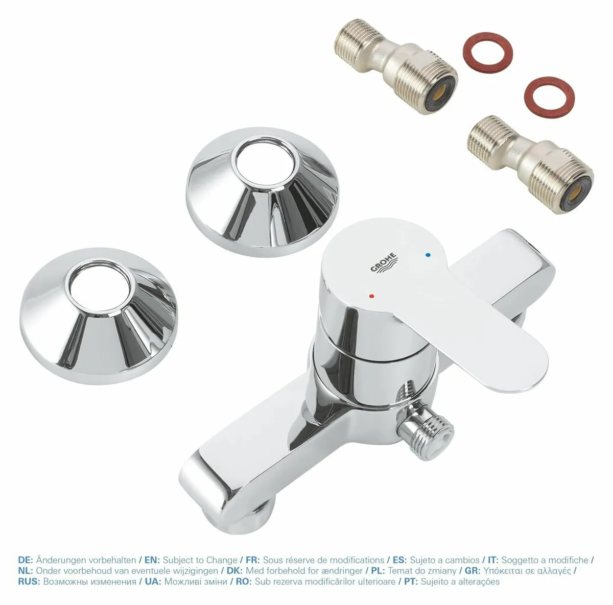 BauEdge Single Lever Shower Mixer Valve ONLY Chrom - Image 4