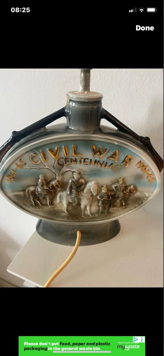 Vintage US Civil War Centennial Decanter - Image 1
