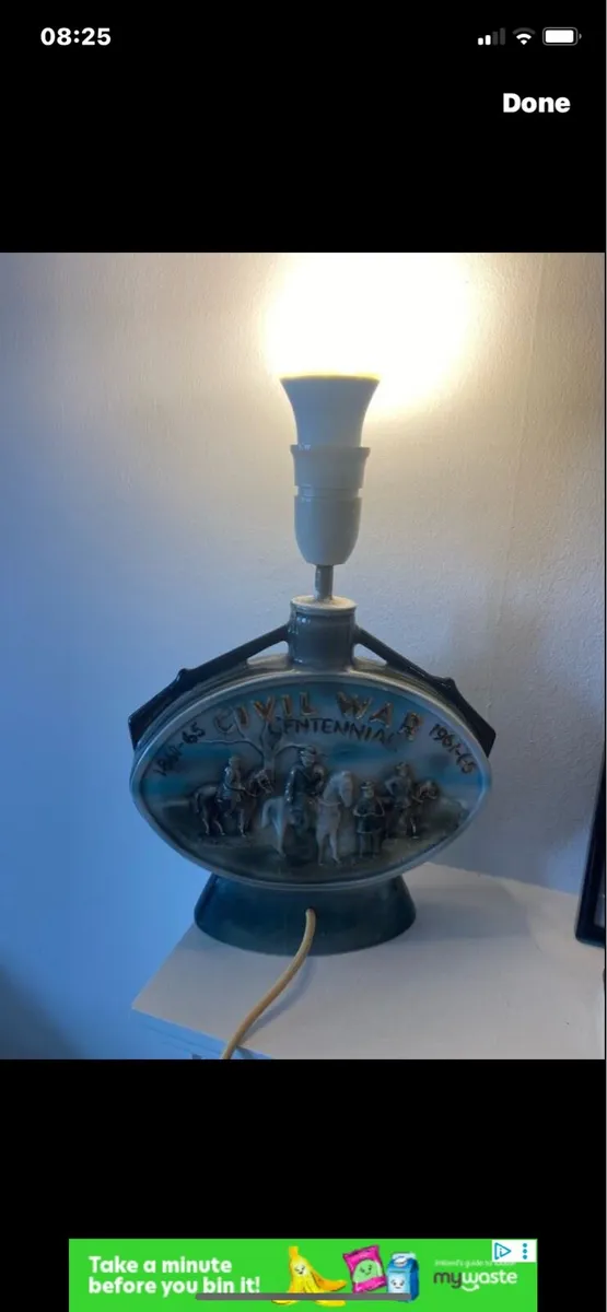 Vintage US Civil War Centennial Decanter - Image 2