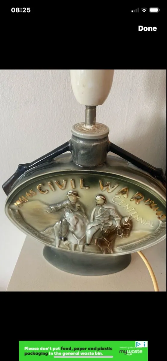 Vintage US Civil War Centennial Decanter - Image 3