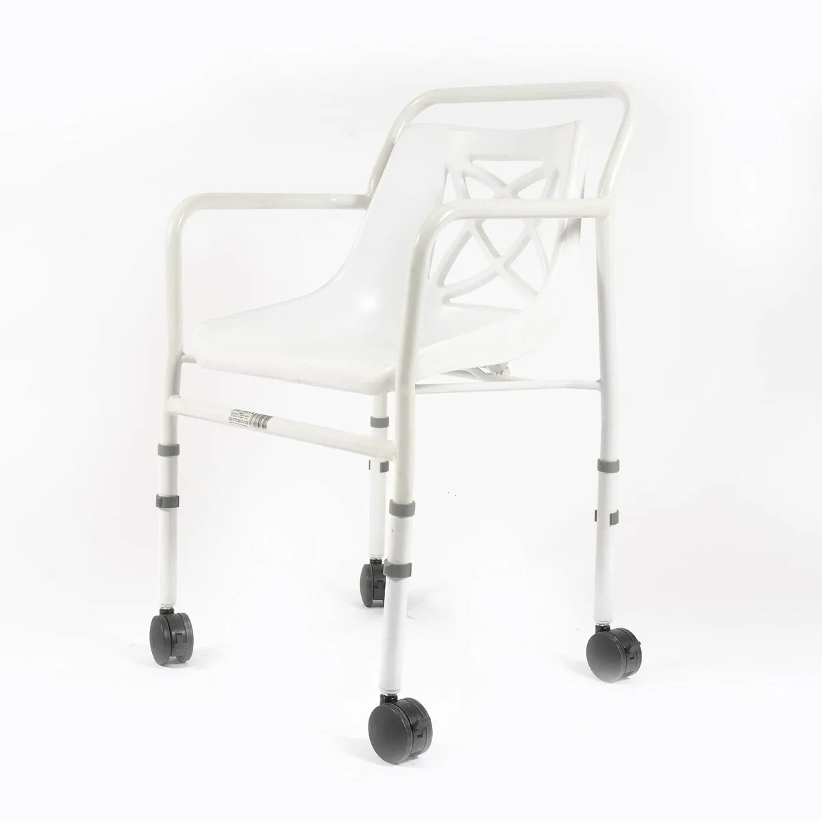 Height Adjustable Mobile Shower Chair - Image 2