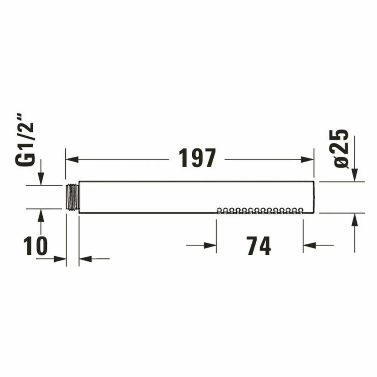 Univeral Shower Head Handheld Jet Type Rain Round - Image 2