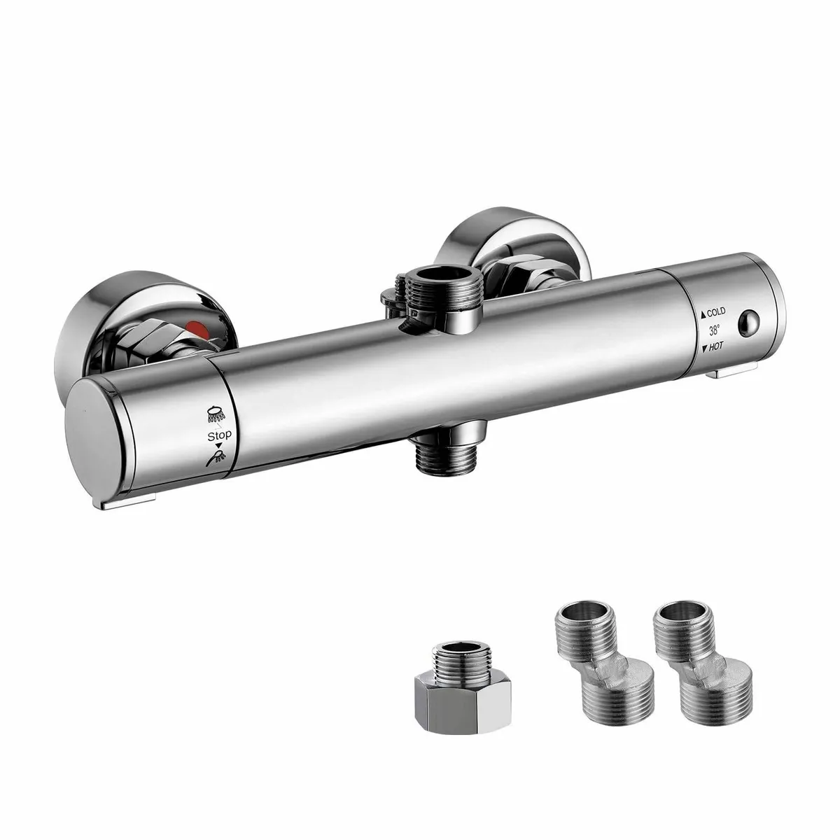 Thermostatic Shower Mixer Bar Valve Wall Mounted M - Image 1