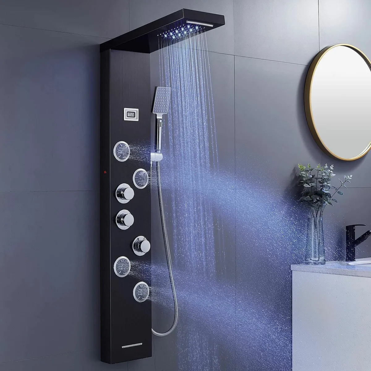 Shower Tower 304 Stainless Steel Multi-Function (W - Image 1