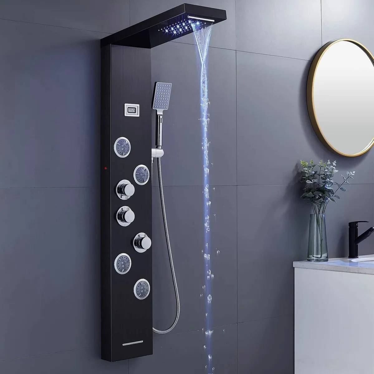 Shower Tower 304 Stainless Steel Multi-Function (W - Image 2