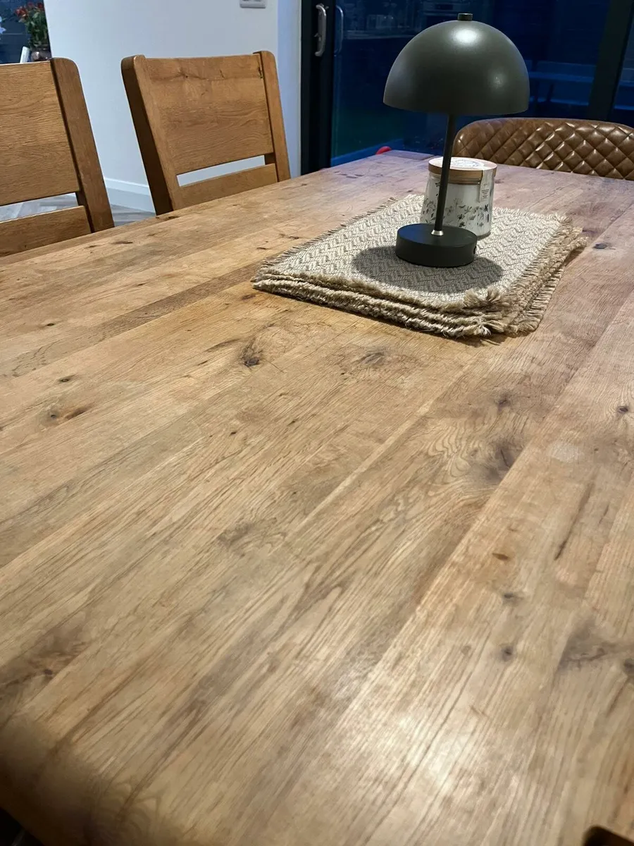 Table and chairs/ bench - Image 3