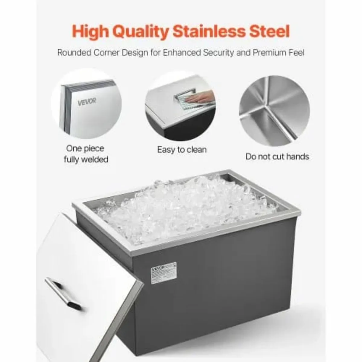 Drop in Ice Chest, 61 cm L x 46 cm W x 33 cm H Sta - Image 4