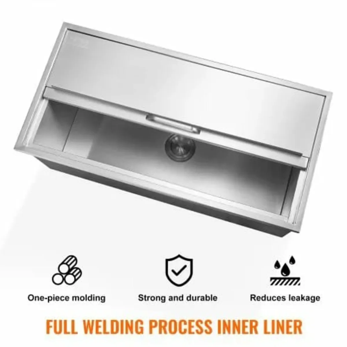 Drop in Ice Chest, 36"L x 18"W x 14"H Stainless St - Image 2