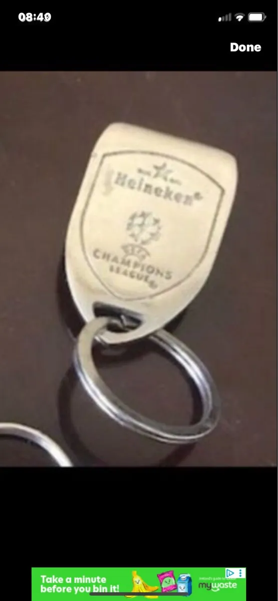 Heineken Champions League Key Ring/ Bottle Opener - Image 1
