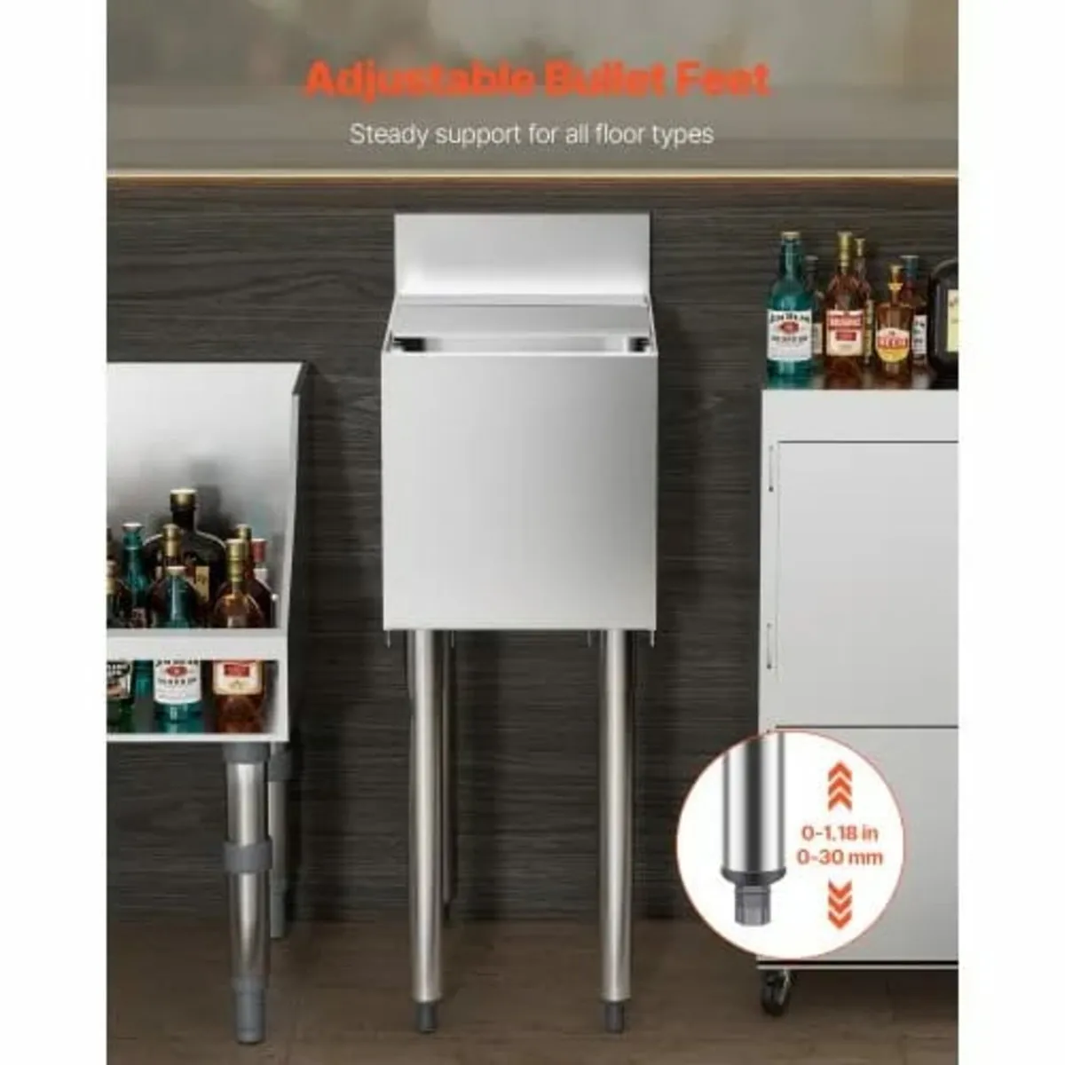 Commercial Ice Bin, 28 L Underbar Ice Bin, 12 x 19 - Image 3
