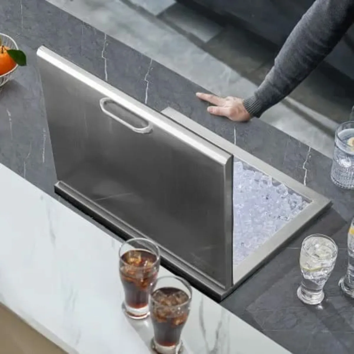 Drop in Ice Chest, 20"L x 16"W x 13"H Stainless St - Image 4