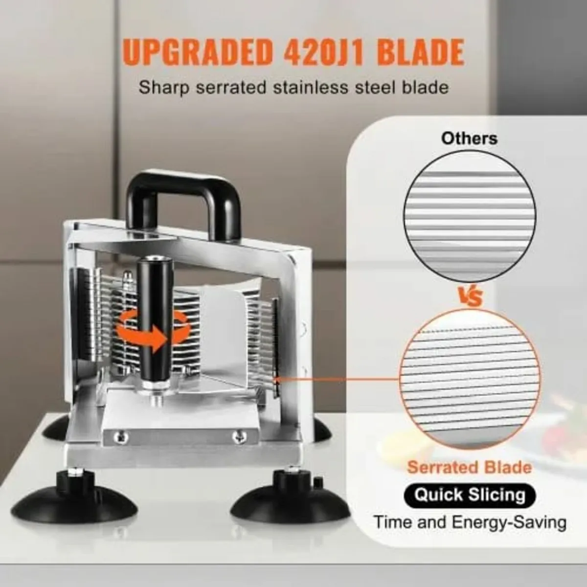 Commercial Tomato Slicer, 3/16 inch Tomato Cutter - Image 2