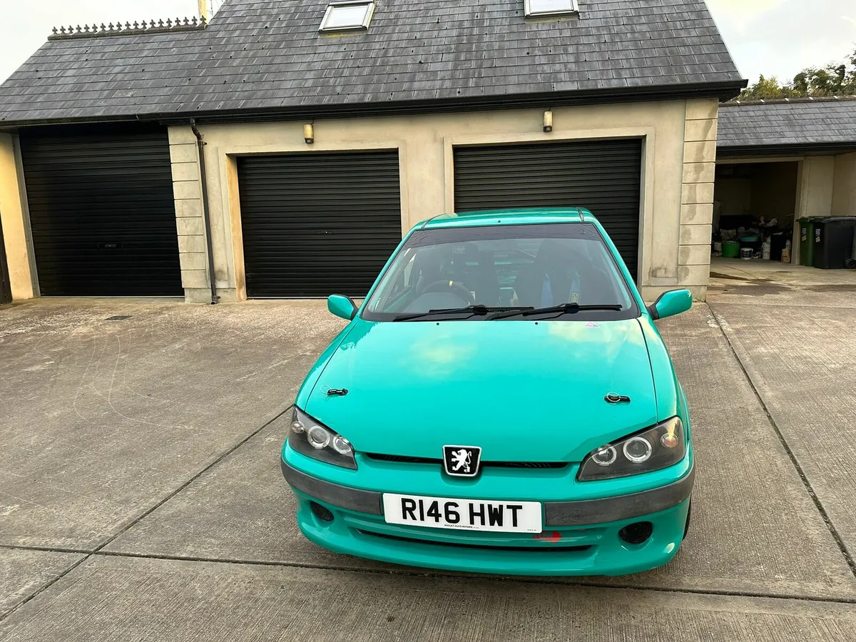 Peugeot 106 1.6 16v GTI rally car - Image 1