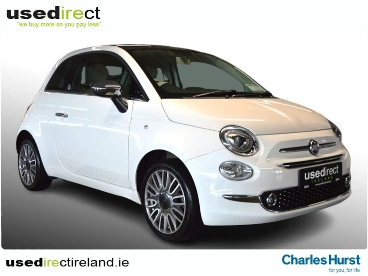 Fiat 500 1.2 69hp Lounge Panoramic Glass Roof - Image 1