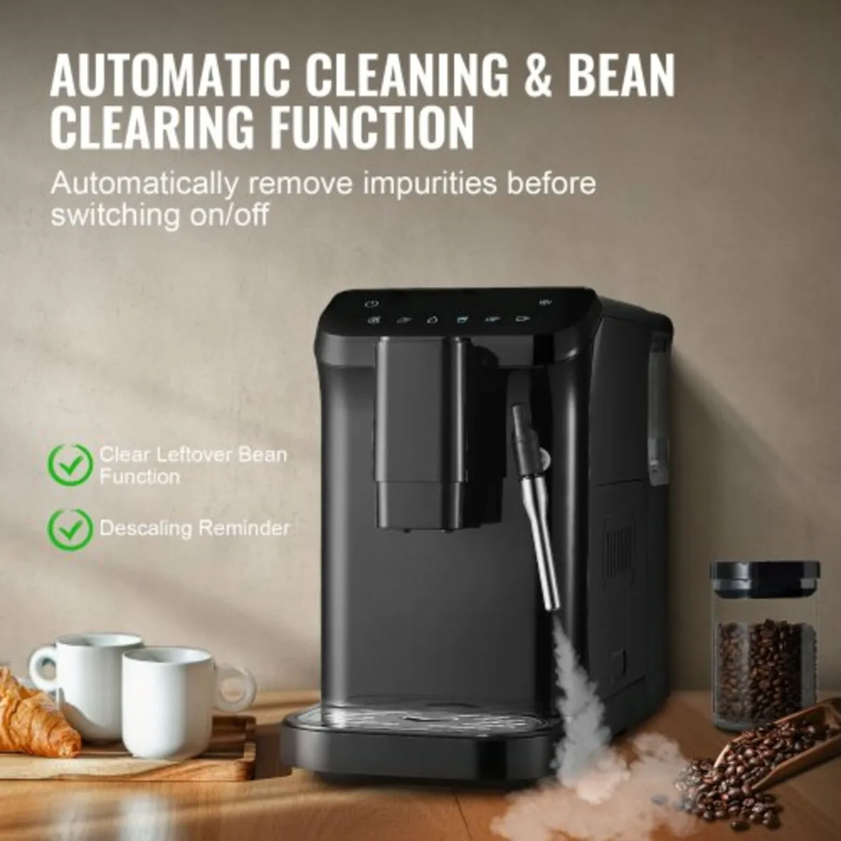 Automatic Espresso Machine, 20 Bar Auto Coffee Mac - Image 2