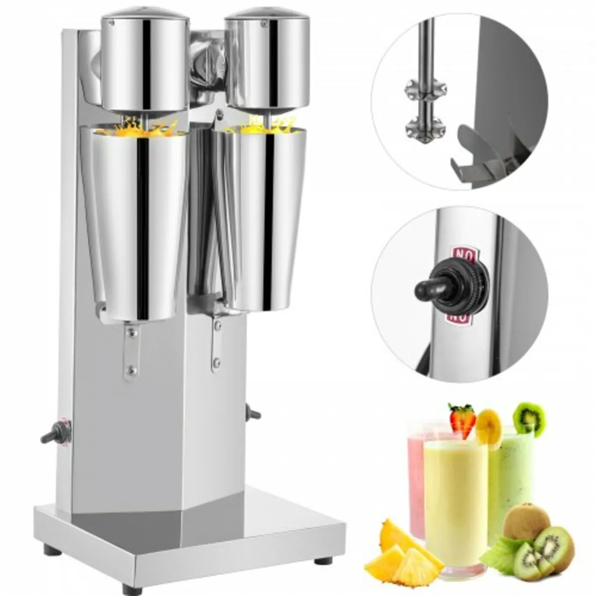 Milkshake Maker Kit, Stainless Steel Electric Milk - Image 1