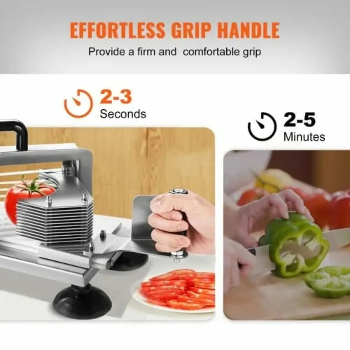 Commercial Tomato Slicer, 3/8 inch Tomato Cutter S - Image 2