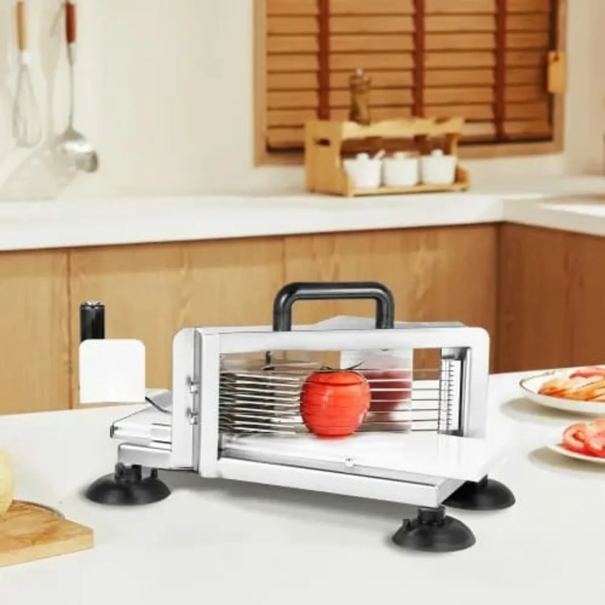 Commercial Tomato Slicer, 3/8 inch Tomato Cutter S - Image 3