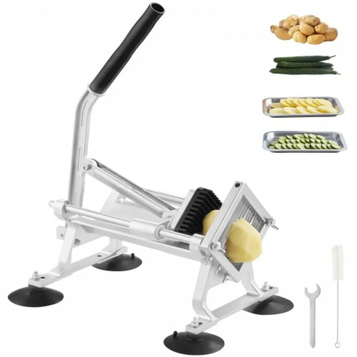 Vegetable Slicer, 1/4 inch Fruit Slicer, Stainless - Image 1
