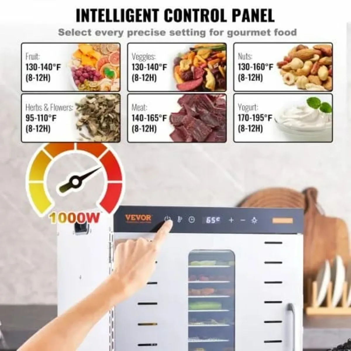 10 Trays Food Dehydrator Machine Stainless Steel 1 - Image 4