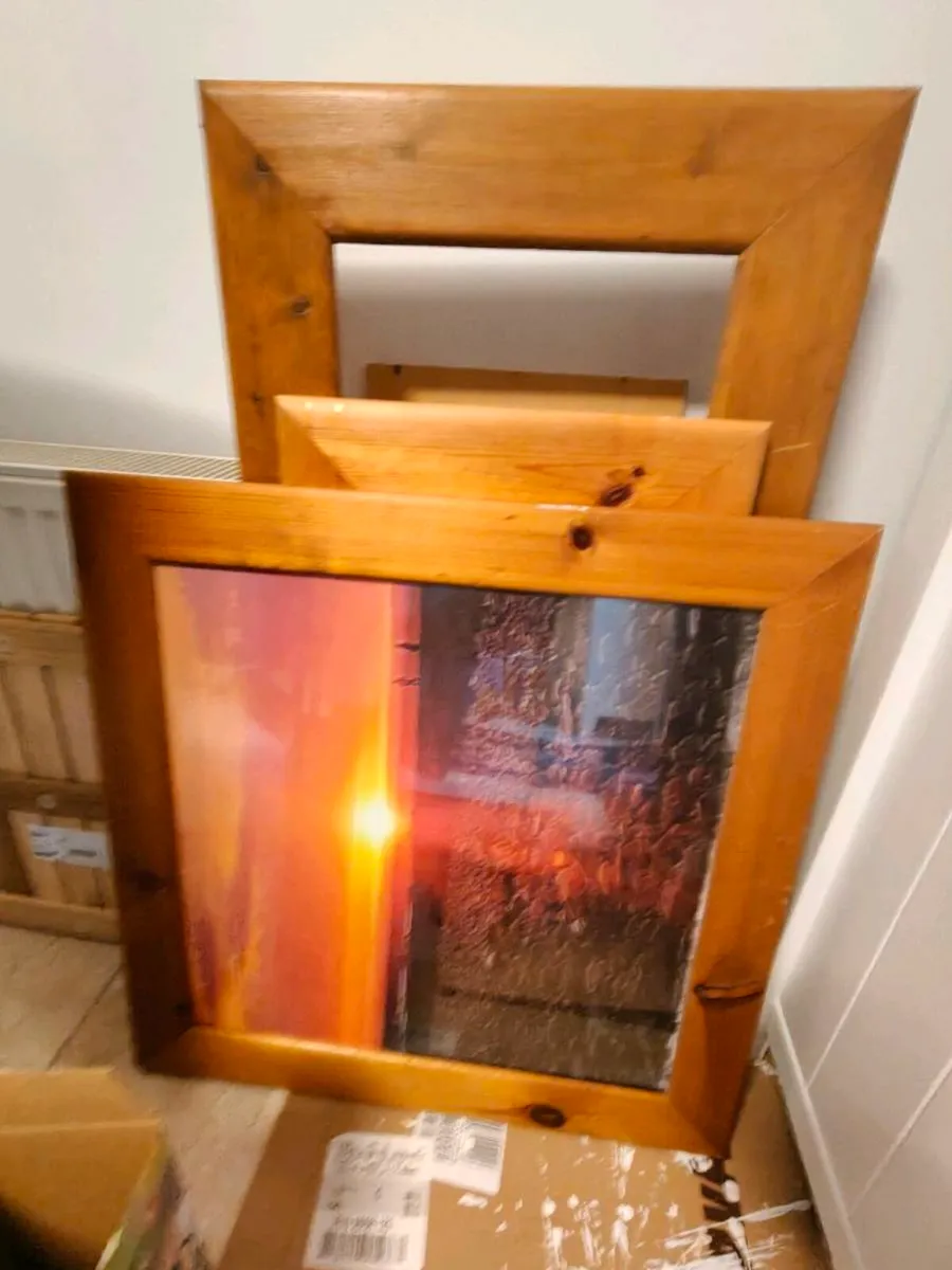 Large wooden picture frames. Clearance. - Image 2