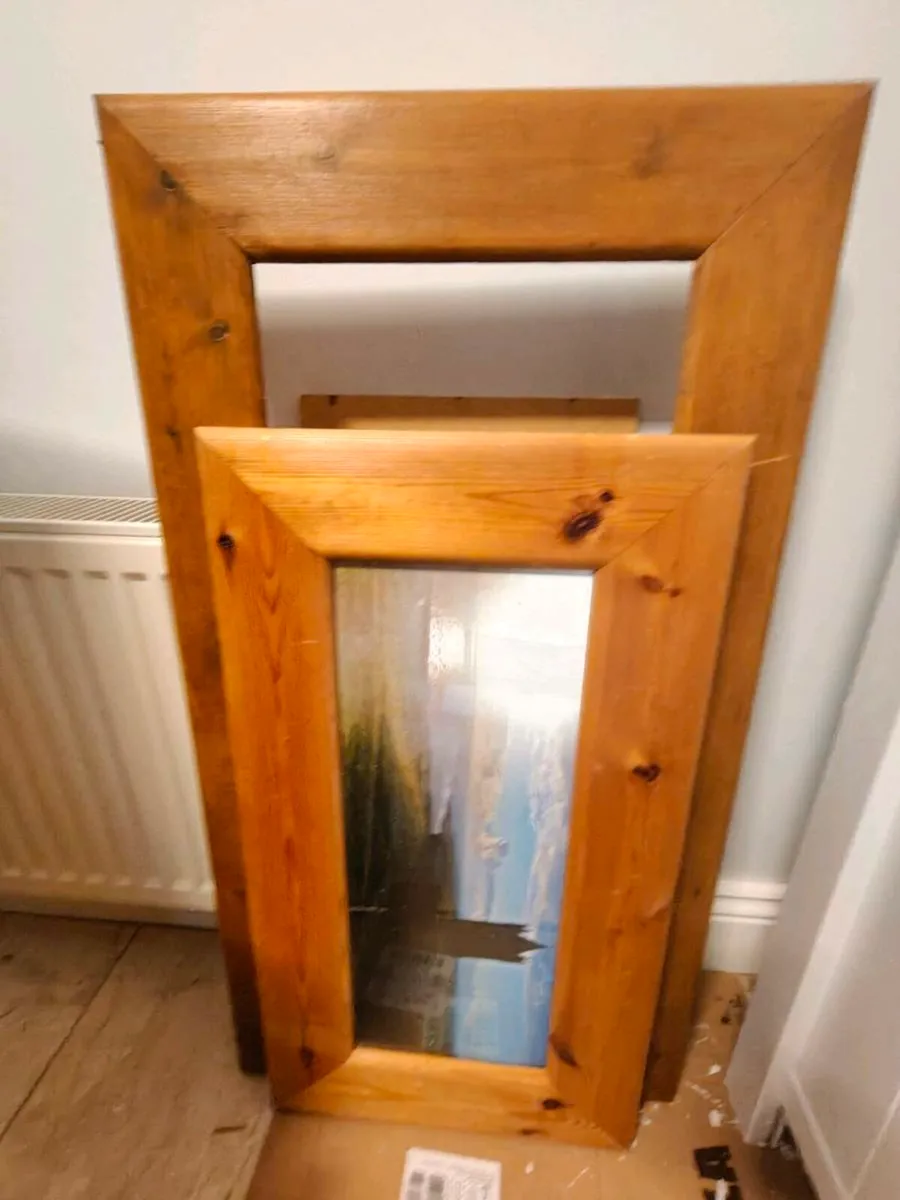 Large wooden picture frames. Clearance. - Image 1