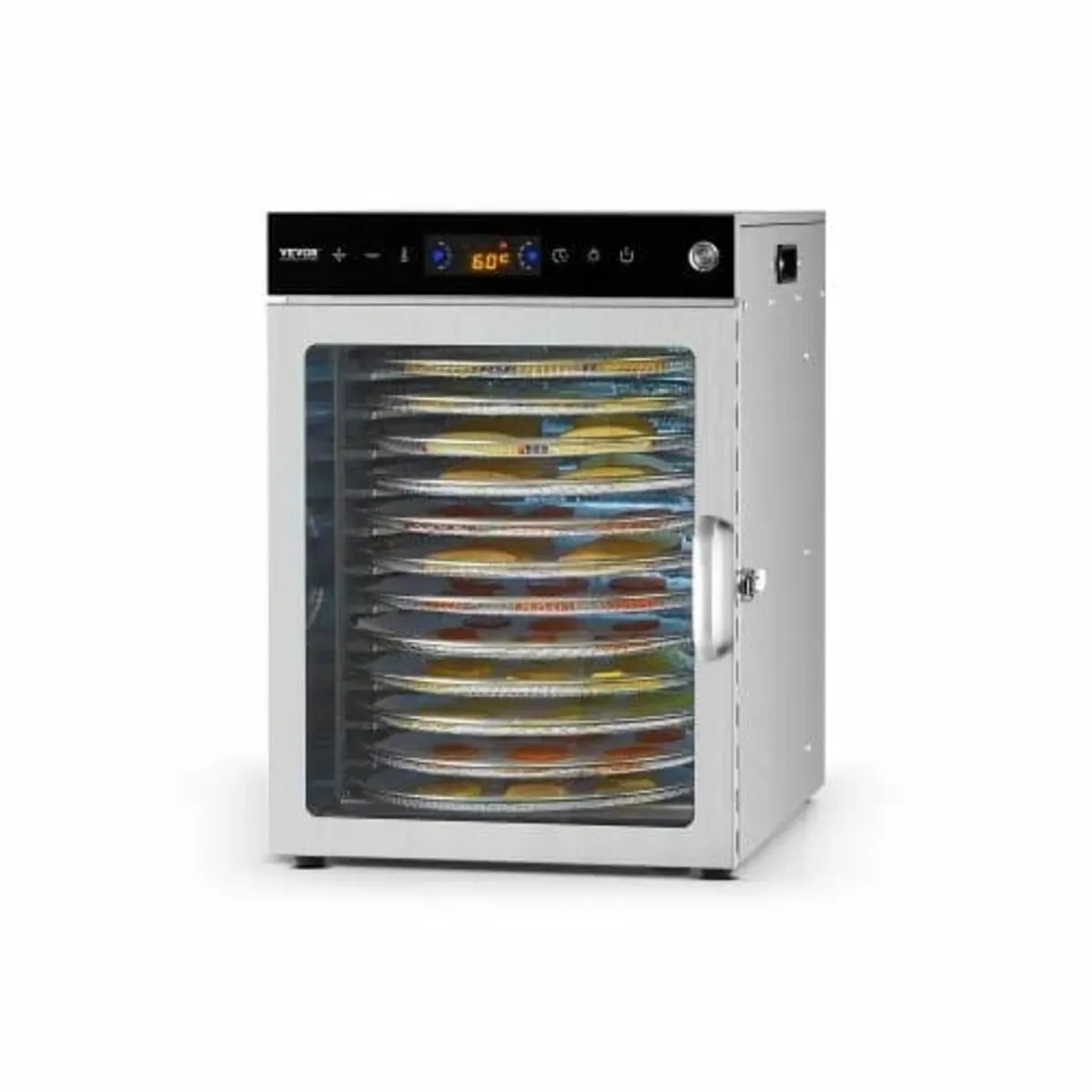 Rotary Food Dehydrator Machine, 12 Stainless Steel - Image 1