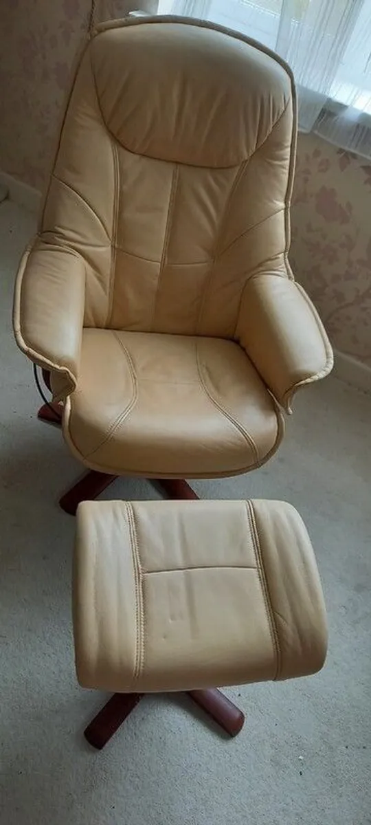 Reclining Chair + Footstool - Image 2