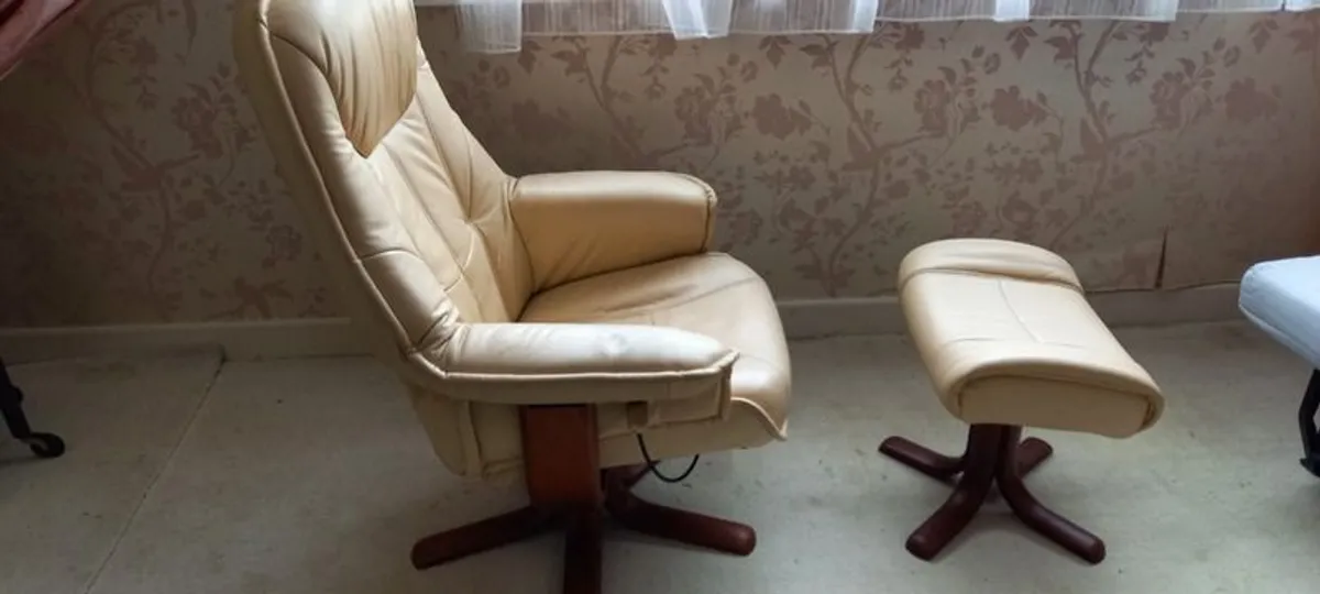 Reclining Chair + Footstool - Image 3