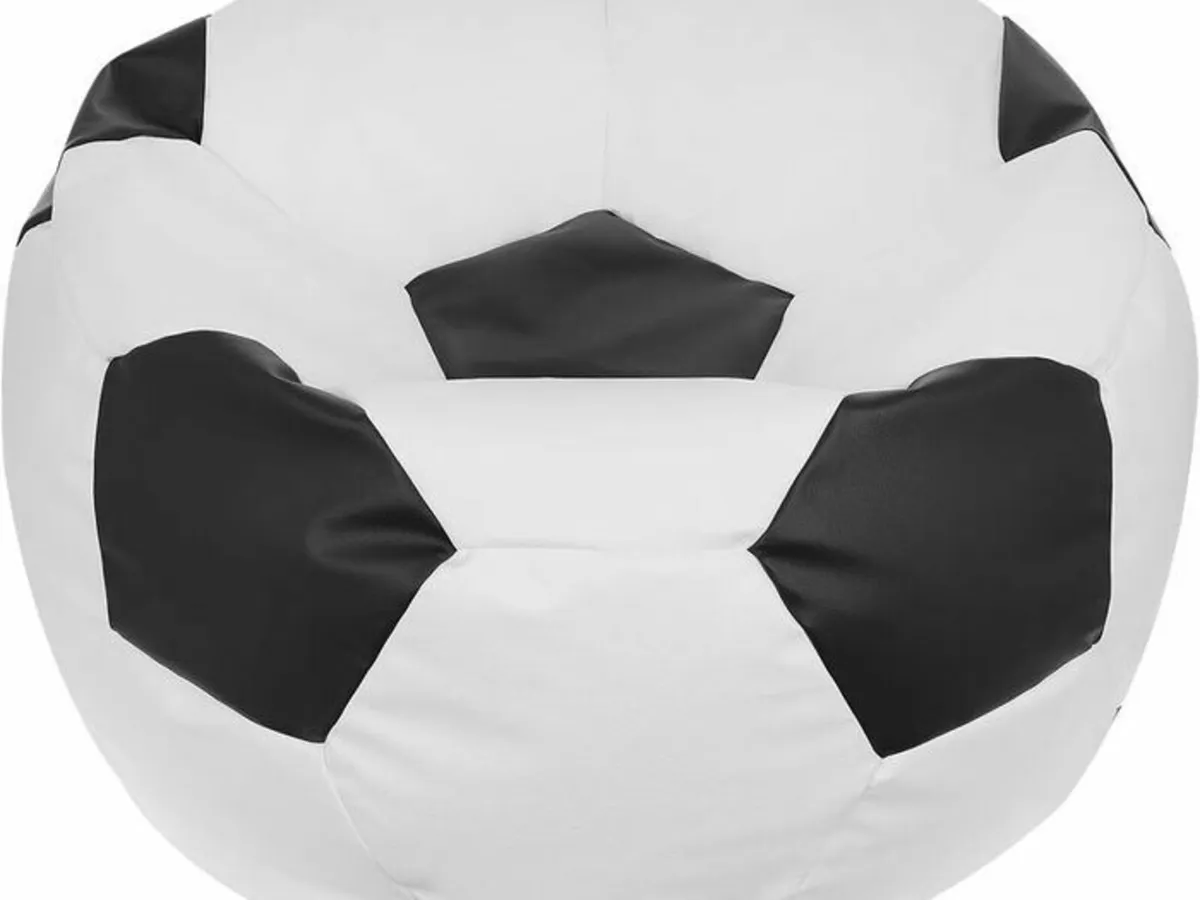 Football Bean Bag XL 450 litres of EPS beads handm - Image 2