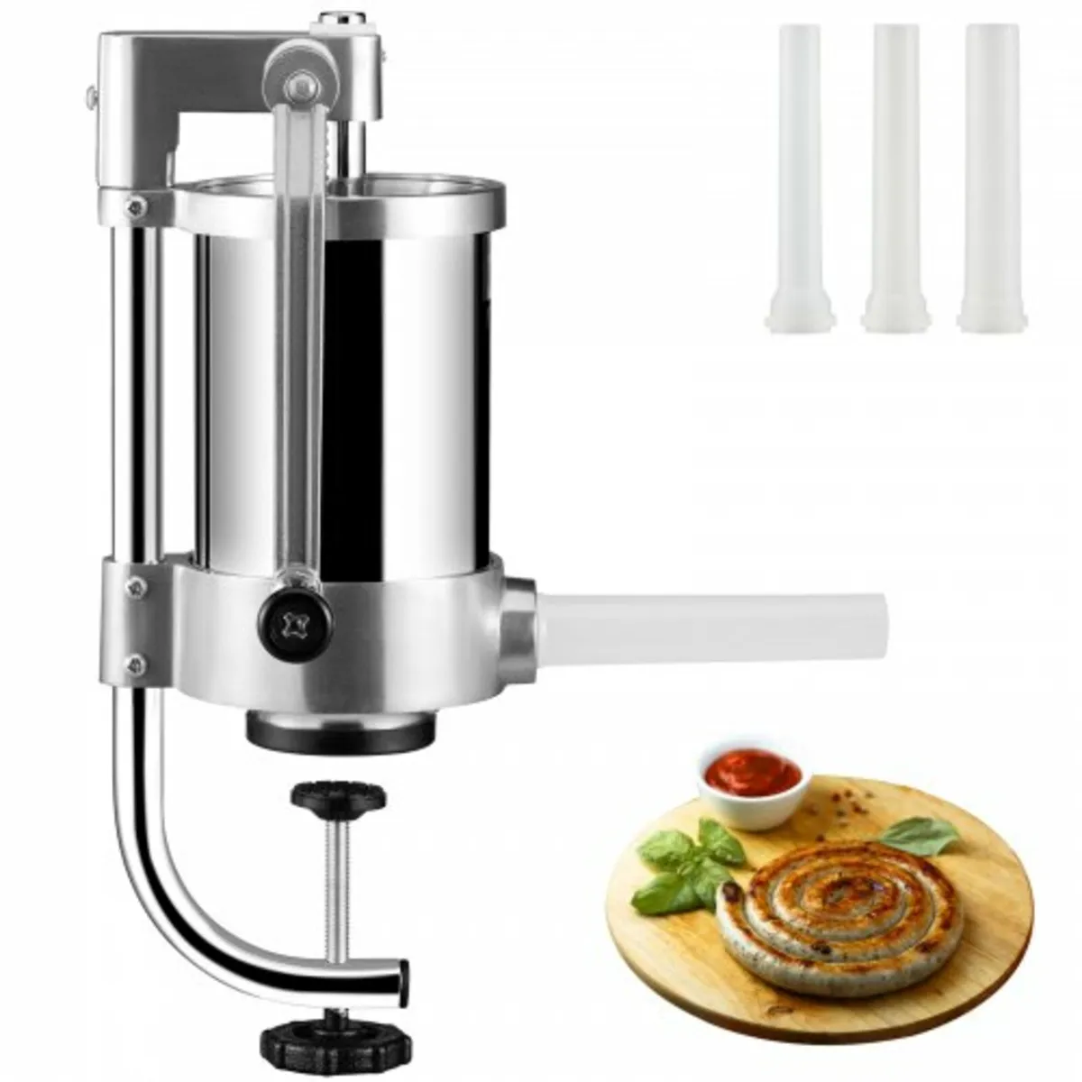 Sausage Stuffer, 2.5LBS/1.5L Capacity, 304 Stainle - Image 1