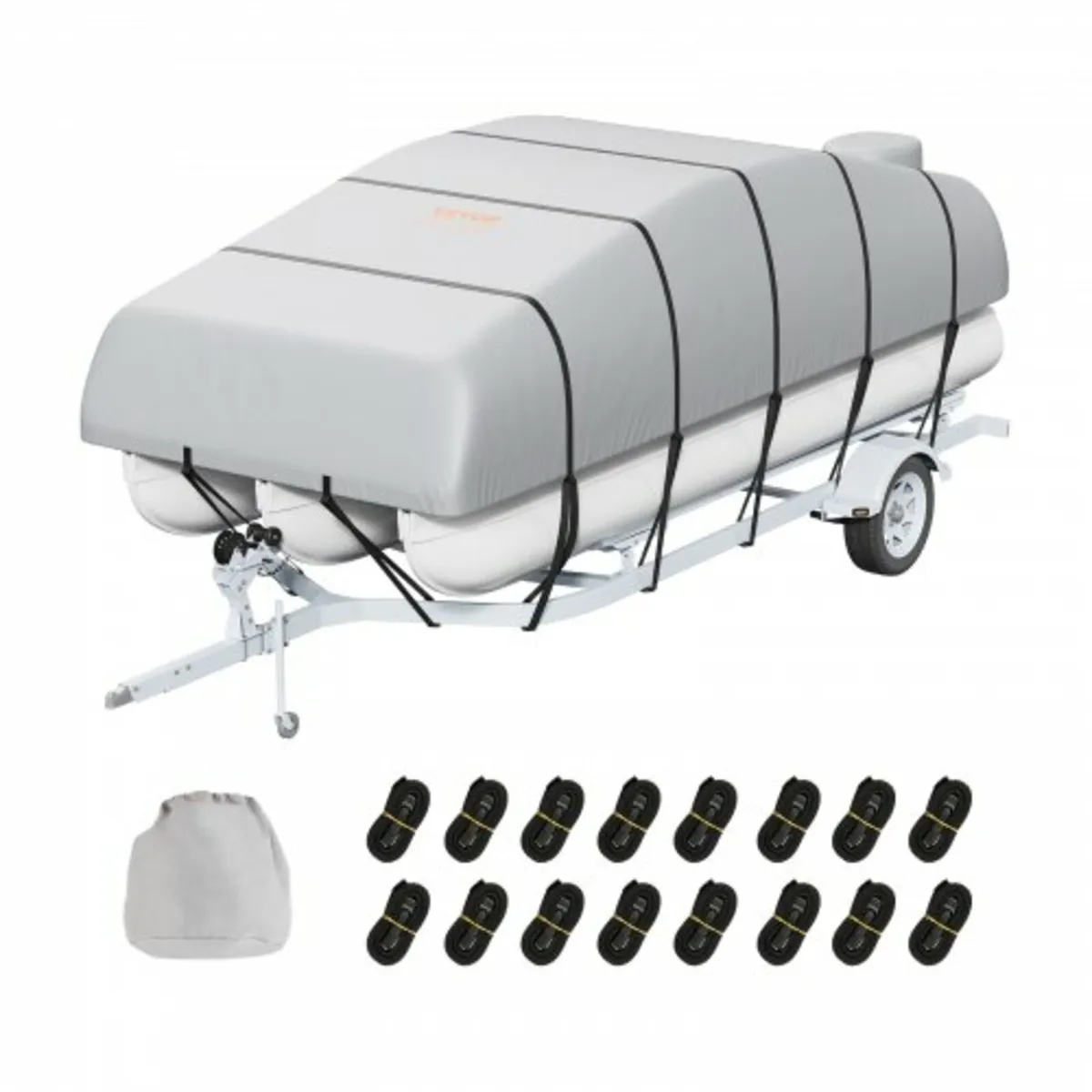Pontoon Boat Cover, 19'-20' Waterproof Trailerable - Image 1