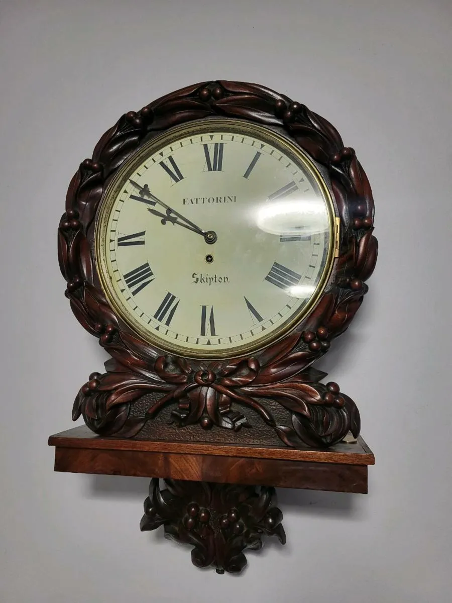 Fusee drop dial wall clock - Image 2