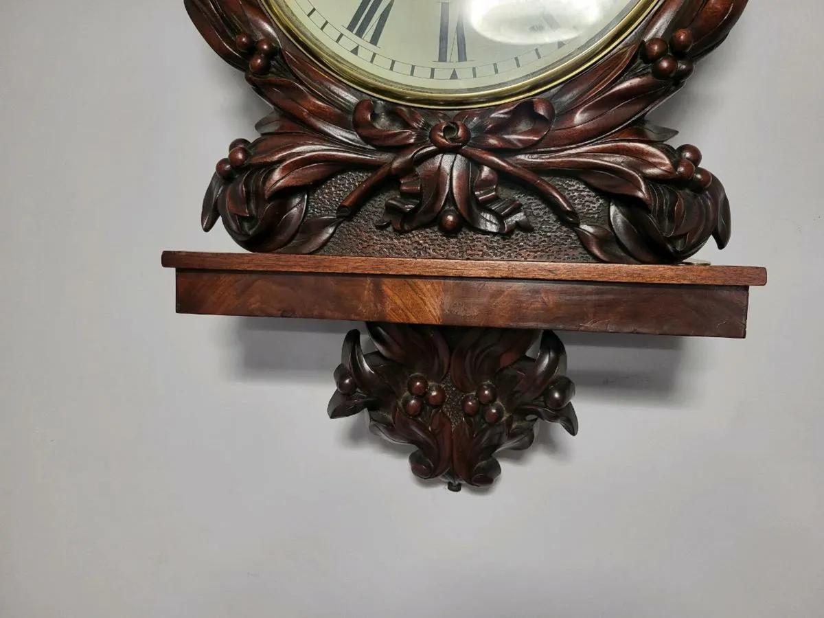 Fusee drop dial wall clock - Image 3
