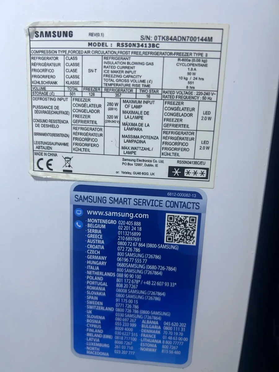 Reduced Samsung American fridge/freezer - Image 4