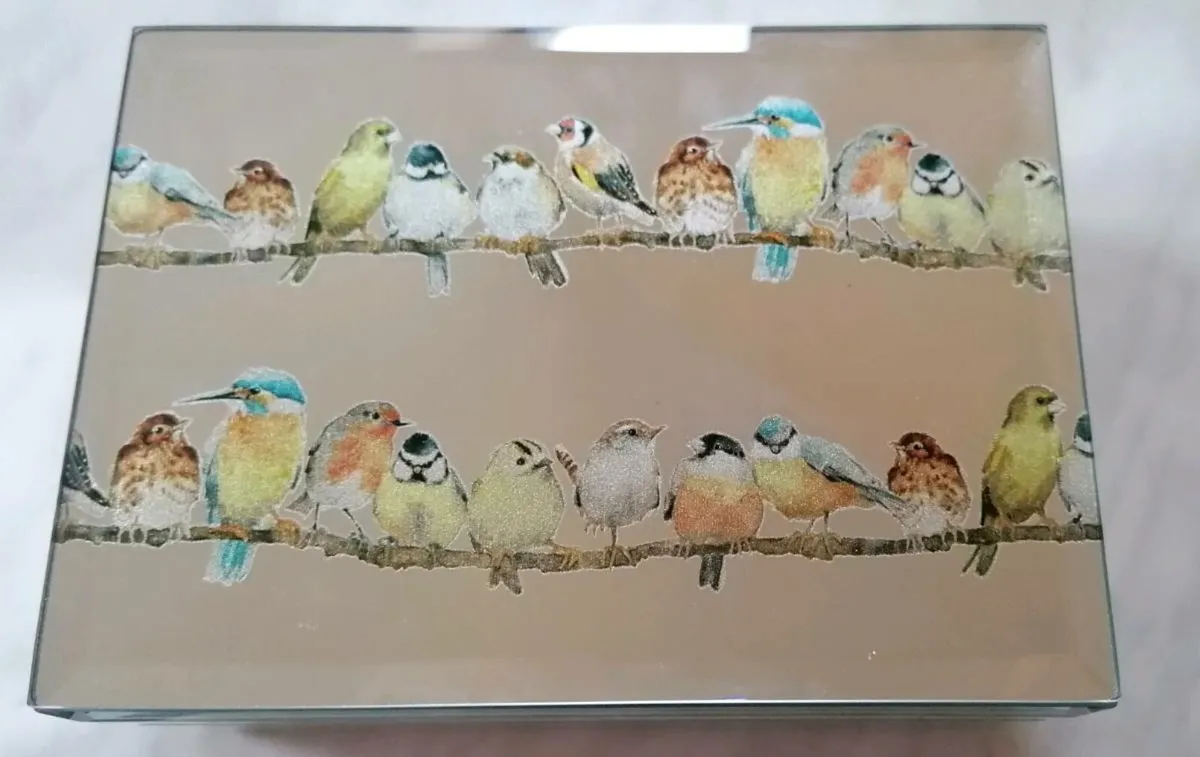 Laura Ashley Mirrored Jewellery Box - Image 1