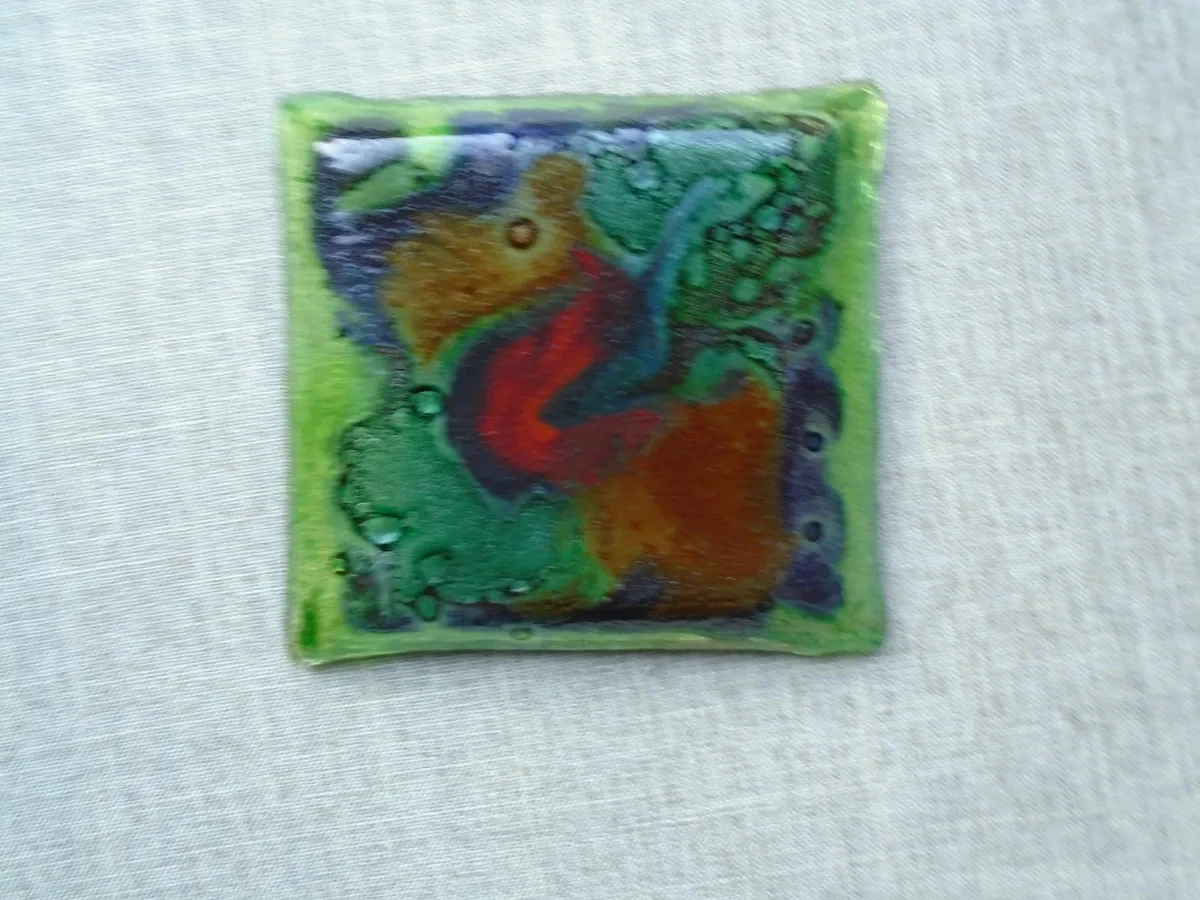 Glass dish, Home decor, Coloured glass - Image 4