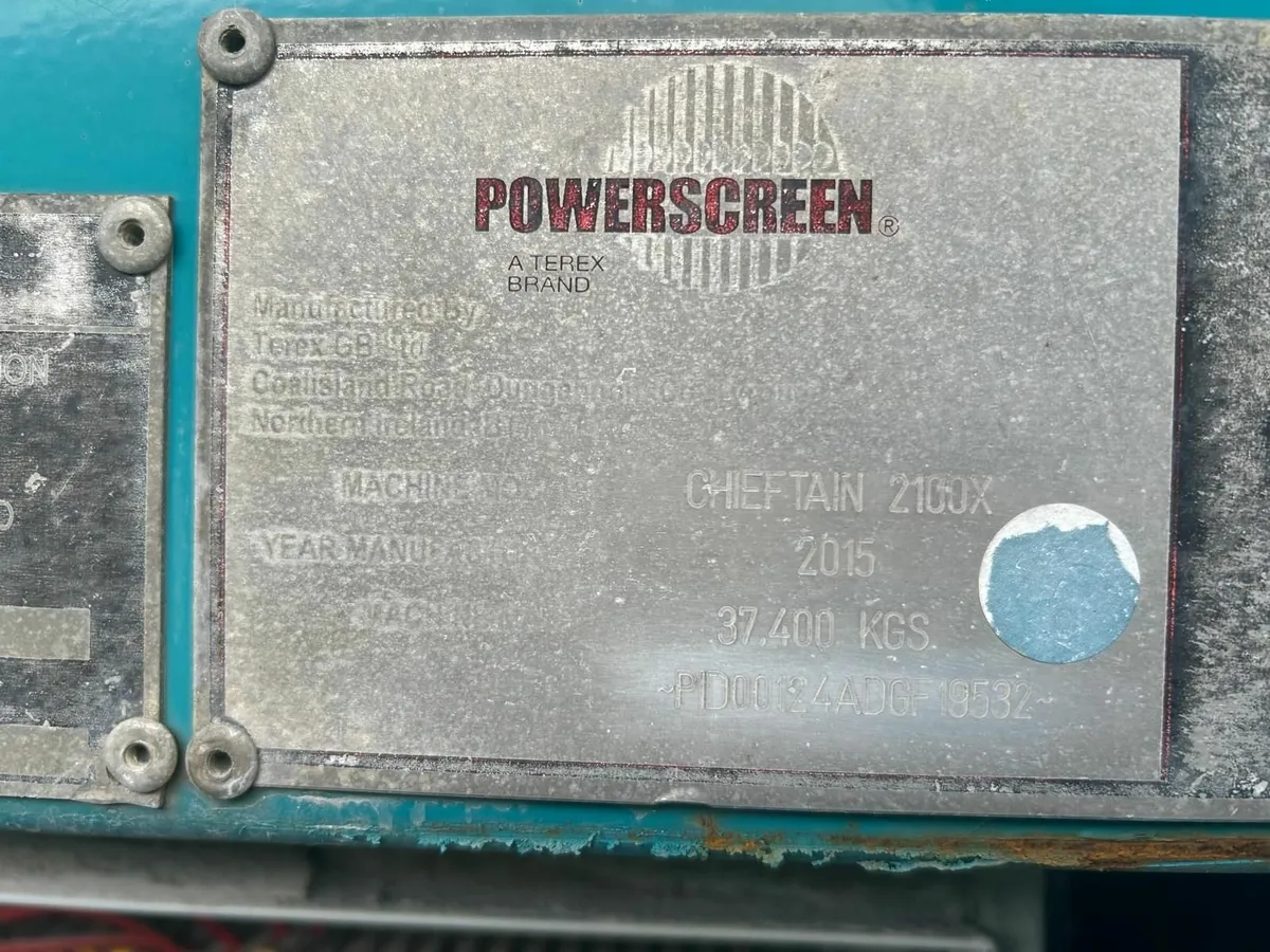 Powerscreen Chieftain 2100X Screener - Image 3