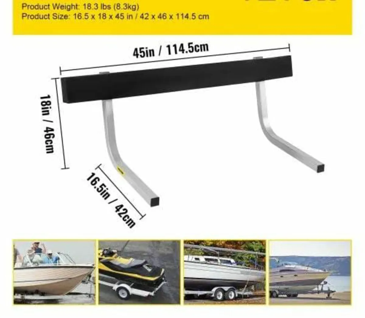 Boat Trailer Guide-on 45" π-shape Trailer Guide on - Image 2