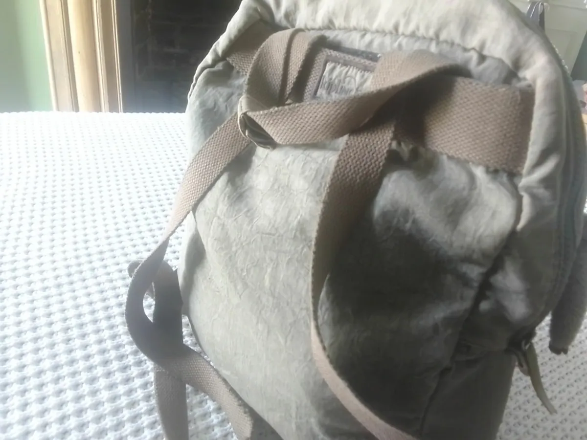 KIPLING KHAKI GREEN BACKPACK BAG - Image 3