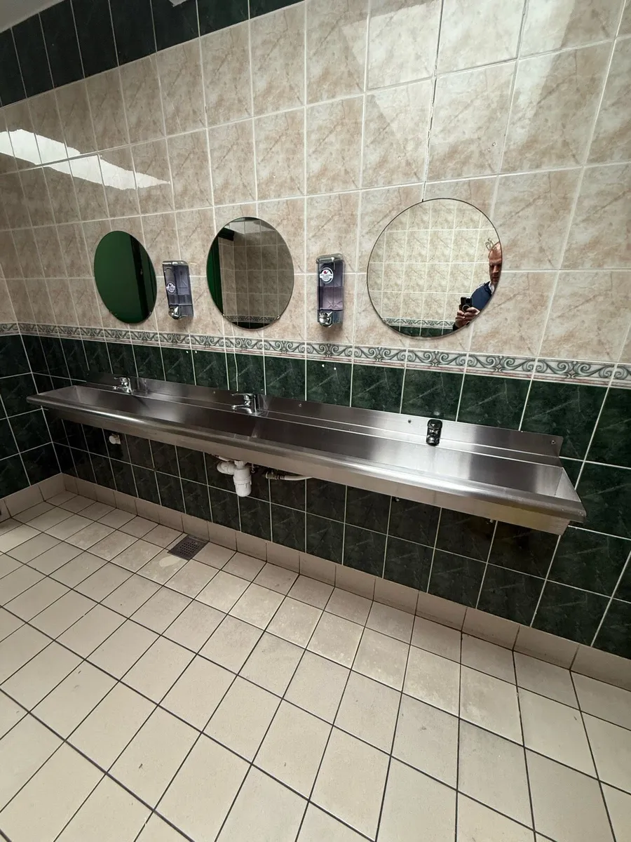 Stainless steel trough sink - Image 2