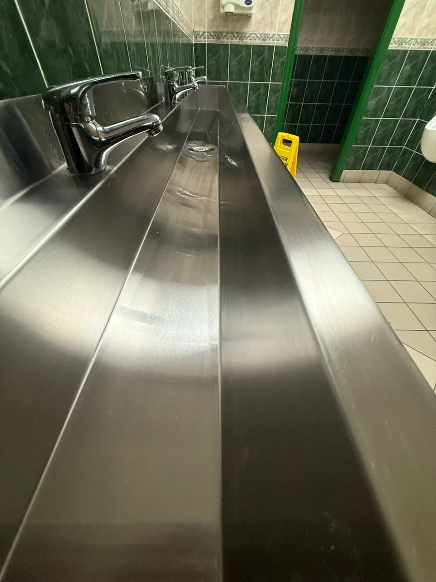 Stainless steel trough sink - Image 3