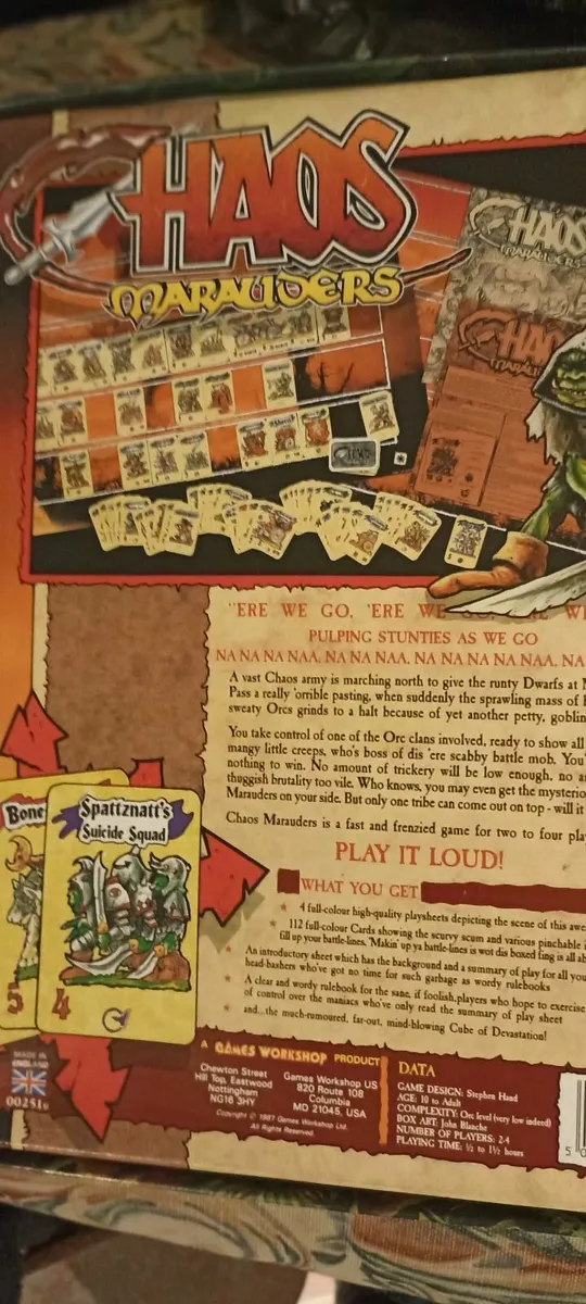 Chaos Marauders Board Game - Image 2