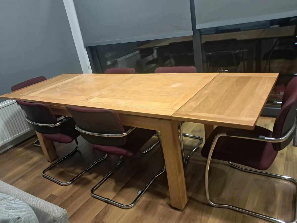 DINGING TABLE & CHAIRS - Image 2