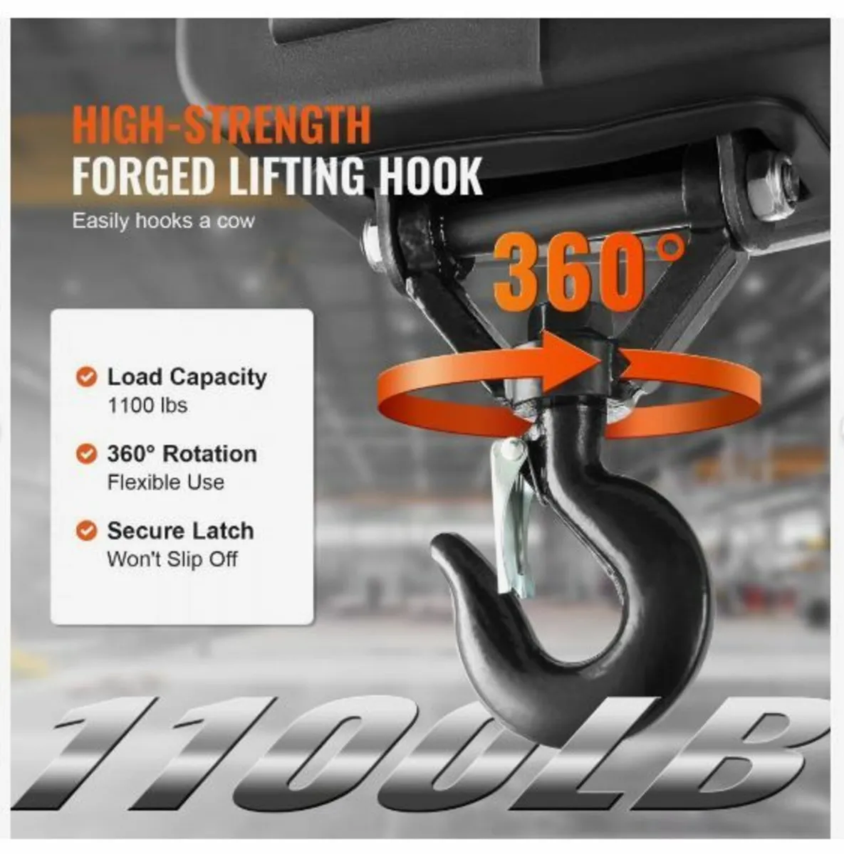 3-in-1 Portable Electric Hoist Winch - Image 3