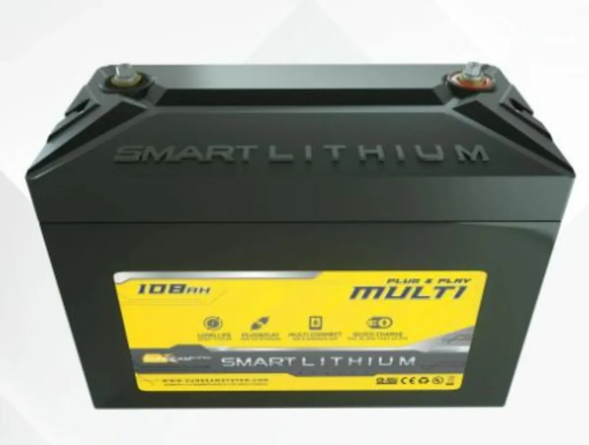 2 Smart LITHIUM Plug & Play MULTI 12V 108Ah